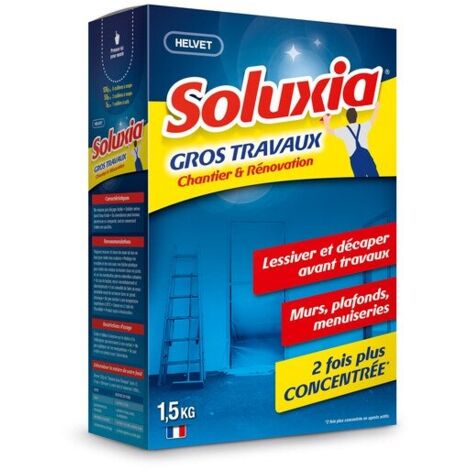 Lessive Gros Travaux Soluxia, Etui 1,5 Kg