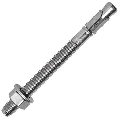 Lot De 4 Goujons À Bague À Expansion Acier Spit, Diam.12 X L.140 Mm