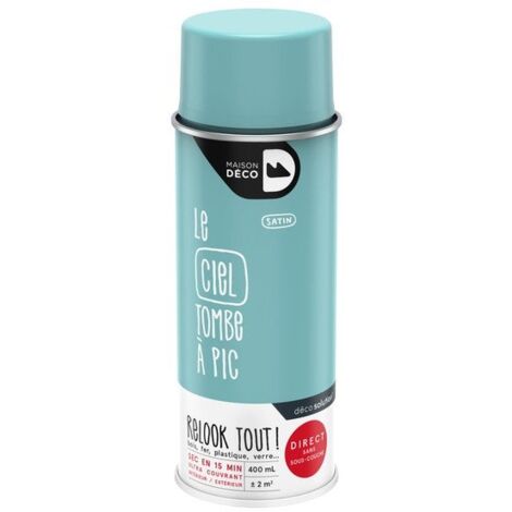 Peinture aérosol Relook Tout MAISON DECO ciel satiné 400 ml (1/3)