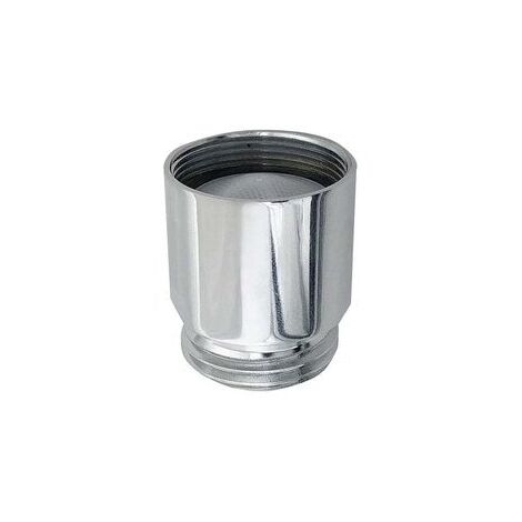 Raccord mâle 15 x 21 avec mousseur éco d'eau 70% – Finition laiton chromé – Débit optimisé pour robinet d'évier