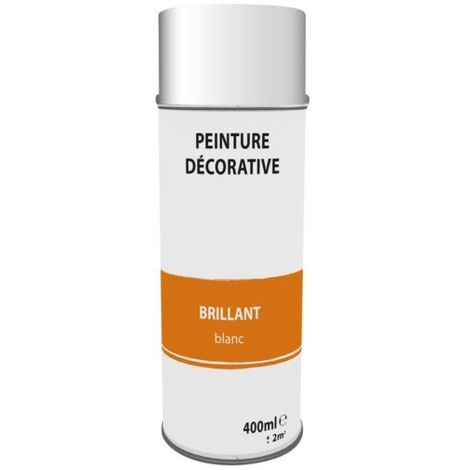 Peinture aérosol blanc brillant 400 ml