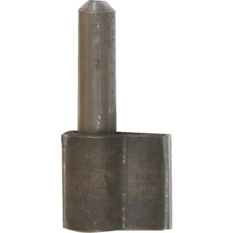 Afbat – Gond de fixation en acier brut H.90x diam. 16 mm – Pour portails battants – Type de pose : à souder