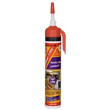 Mastic SIKA Sikaflex 11fc+ gachette 260 g coloris blanc 400 ml blanc (1/2)