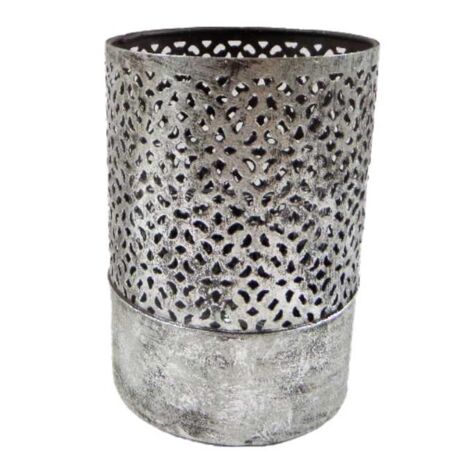 EDZARD bougeoir Perla, Hauteur 7 cm, argenté Noble, résistant