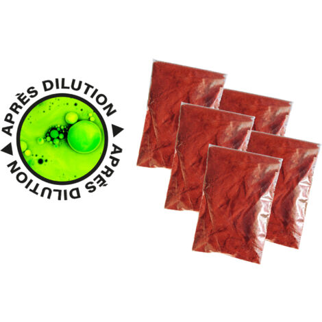Lot de 5 sachets de fluorescéine 5g – Colorant traceur non impactant – Pureté supérieure à 90% – Visible sous UV 365 nm