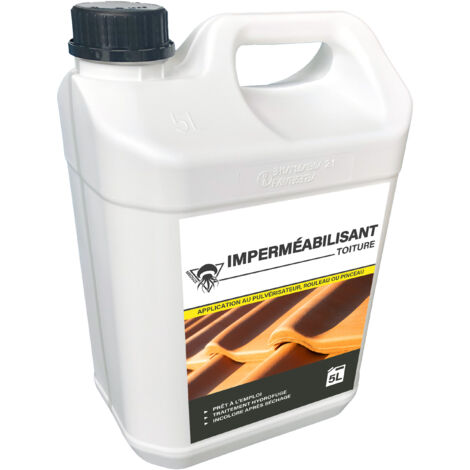 Méduze - Imperméabilisant hydrofuge pour toiture 5L - Prêt à l’emploi - Invisible après séchage - Effet perlant - Professionnel (1/5)
