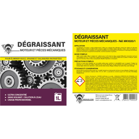 Méduze Fluorescéine Colorant De Traçage Ultra Concentré 1L Avec Système De Dosage - Jaune/Vert Fluorescent