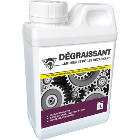 Dégraissant professionnel pour moteur 1L – Ultra concentré diluable – Élimine graisse et saleté – Formulation sans solvant