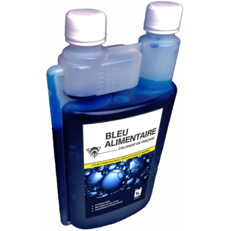 Méduze - Traceur bleu alimentaire 1L - Colorant concentré - Avec système de dosage - Multiusages