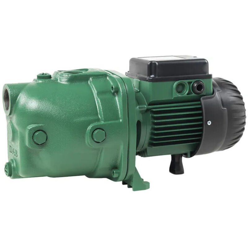 Wasserpumpe JET 100S – 1100 W, 3600 L/h, 50 M Förderhöhe, 5 Bar, Gusseisen, Mit Druckschalter & Manometer, Für Hauswasserwerk & Bewässerung