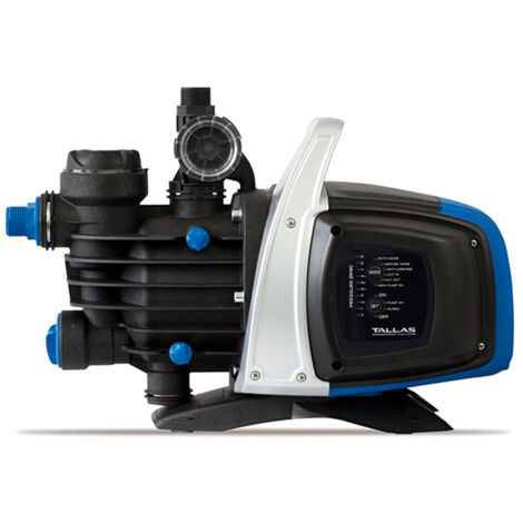 Tallas D-EBOOST 1100 Hauswasserautomat - 3.750 L/Std. - 1100W - Förderhöhe 45 m - Inkl. Wasserfilter - Trockenlaufschutz - Geräuscharm - Gartenpumpe (1/2)