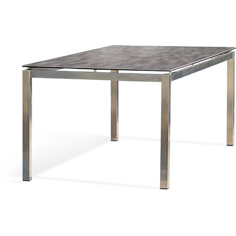TORINO Gartentisch 8 Personen, Aluminium mit Keramikplatte
