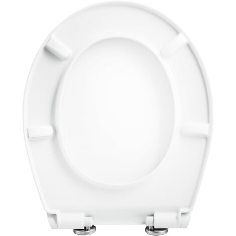 Cornat Wc-bril Trent - Klassieke witte look - Onderhoudsvriendelijke duroplast - Quick up & Clean functie - softclosemechanisme - Comfortabele montage van bovenaf/toiletbril/wc-deksel / KSTRSC00
