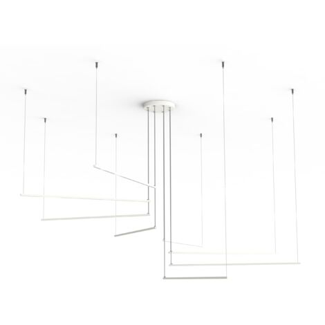 RADIUS LAMPARA DE TECHO 8X MONOCOLOR MATE (1/2)