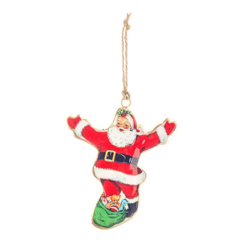 Pendeloque Marlow Père Noël Cadeaux 12x