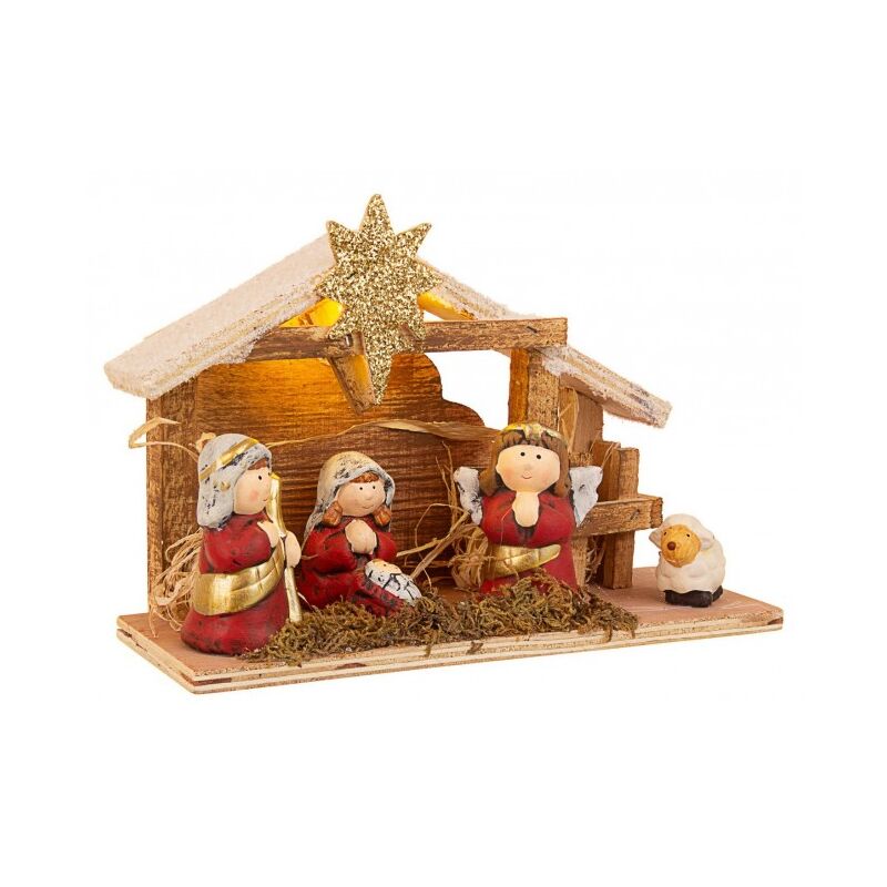 Crèche de Noël 6x Nativité Nazareth Stalle C