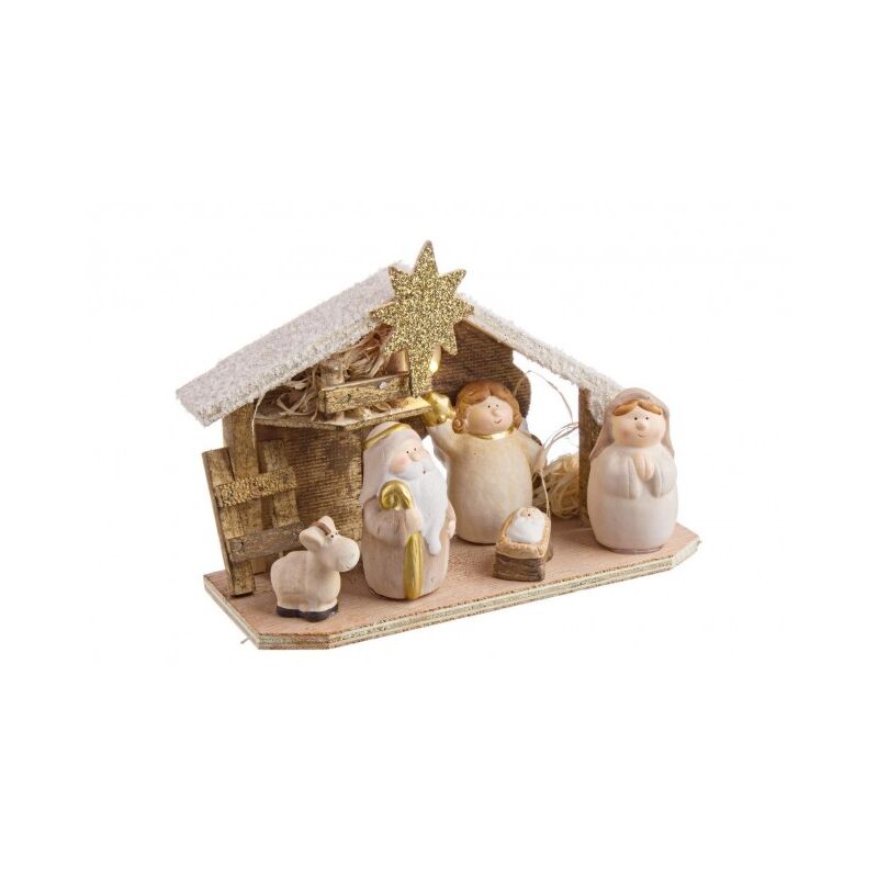 Nativité Emmaüs C-Capanna C-Led 6x