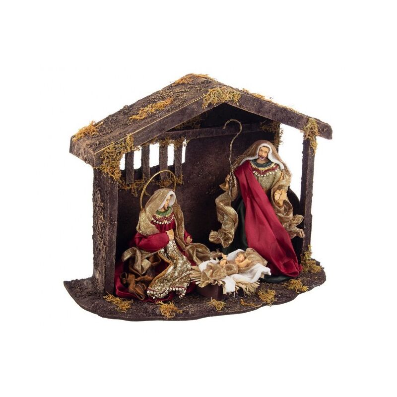 Crèche Baroque Rouge C-Capanna