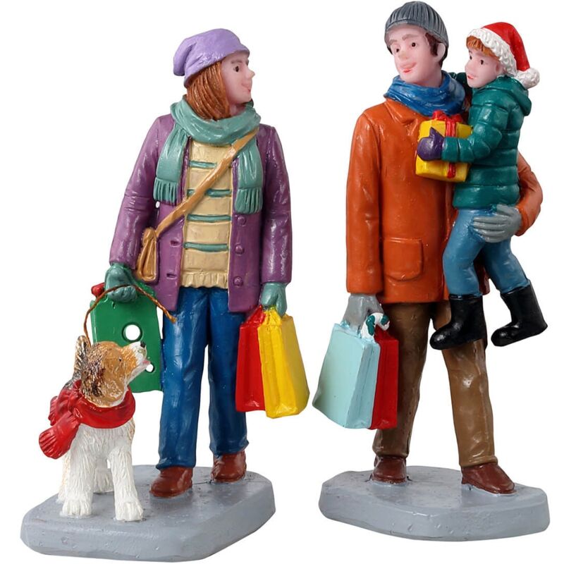 Lemax Holiday Shoppers Ensemble De 2
