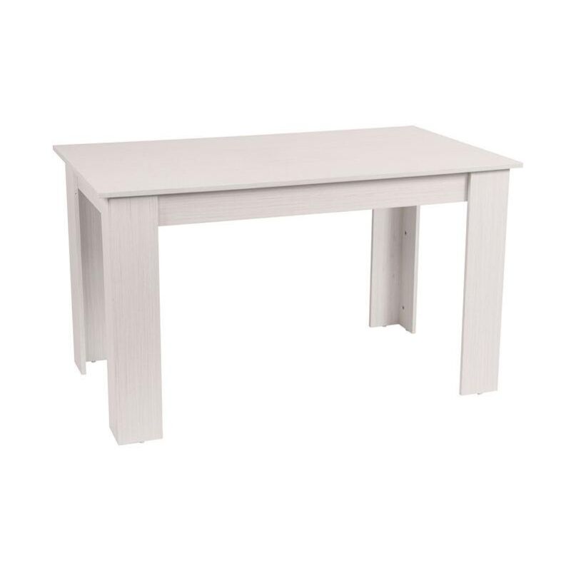 Table fixe blanche 130x75x75 cm
