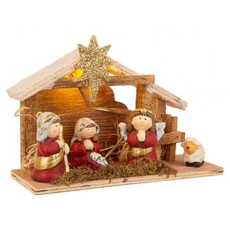 Crèche de Noël 6x Nativité Nazareth Stalle C