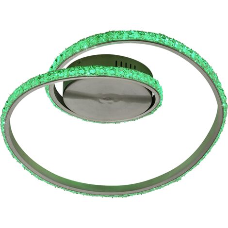 Plafonnier Moderne Rubin Led Dimmable RGB Effet Cristal Ø45 cm
