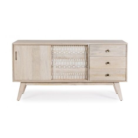 Credenza 2A-3C Indira: Élégance Artisanale et Fonctionnalité