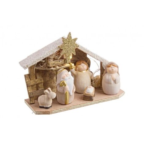 Nativité Emmaüs C-Capanna C-Led 6x
