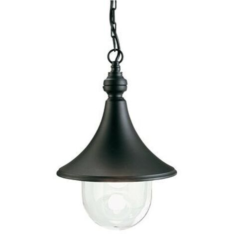Grande suspension E27 ligne lampara noire (1/4)