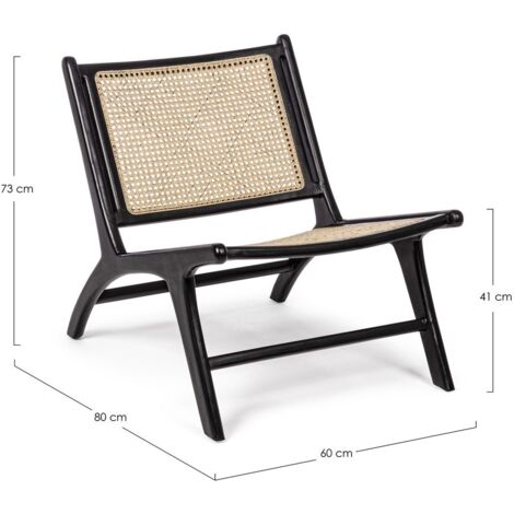 Poltrona fibre naturali Mabel