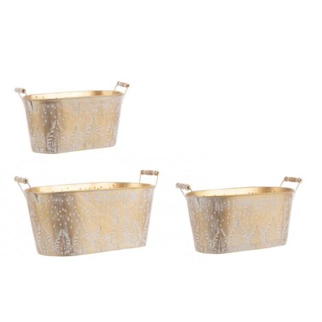 Ensemble de 3 C.Vaso Chilly Ov Oro
