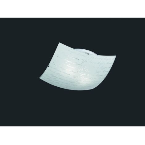 Signa Plafonnier Verre Blanc Décorations Signature 40x40 cm Trio Lighting (1/2)