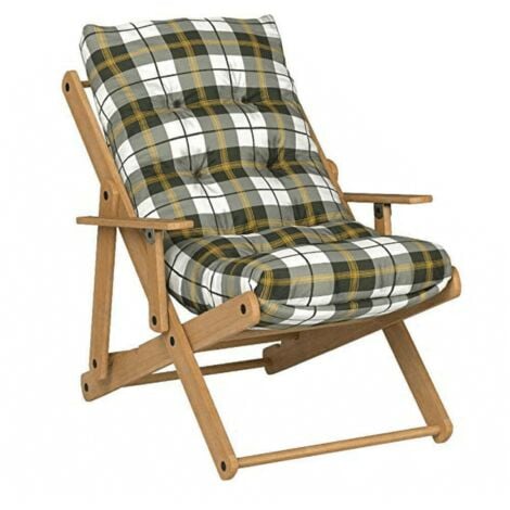 Fauteuil relax réglable en bois