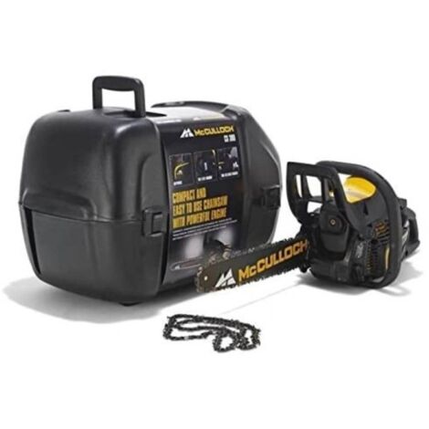 Mc Culloch – Tronçonneuse thermique 40 cm – Moteur OxyPower 2 temps 1,4 kW – Double frein de chaîne – Système anti-vibrant – Valise de transport incluse - CS380T (1/5)
