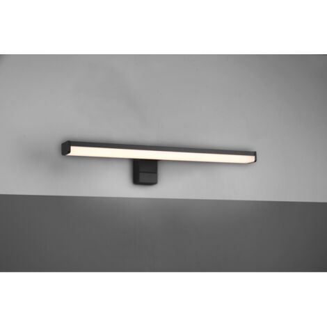 Miroir Mural Linéaire Lin Led Noir IP44 Trio Lighting (1/5)