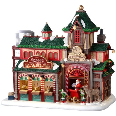 Stalles des rennes du Père Noël - Village de Noël