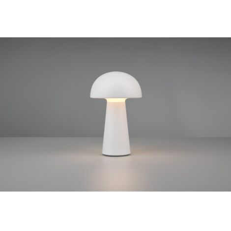 Lampe De Table Champignon Lennon Led IP44 Blanc USB Trio Lighting (1/5)