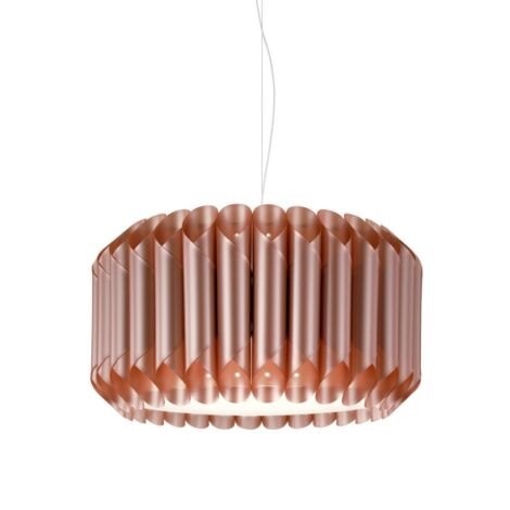 Suspension en Cuivre en Métal Chromé Cm. 50 x 31h (1/2)