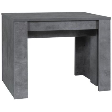 Table console extensible en béton BAKU 78x54 - 252x h78 cm (1/5)