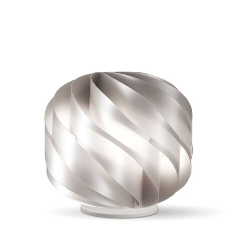 LAP Lampe de Table Argent en Plastique Cm. 25 x 24h (1/2)