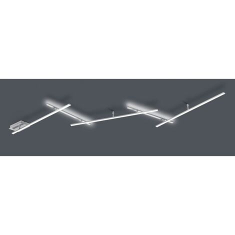 Indira Plafonnier-Applique 5 Tiges Orientables Rétroéclairage Nickel L245 cm Trio Lighting (1/5)