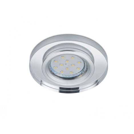 Spot Encastrable Rond Kristallglas Pirin GU10 Chrome Trio Lighting (1/5)