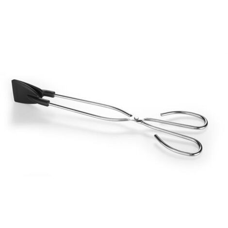 Pince à Barbecue Triangle 30 Cm Avec Embouts Silicone Noirs - Ustensile De Qualité Professionnelle Solingen