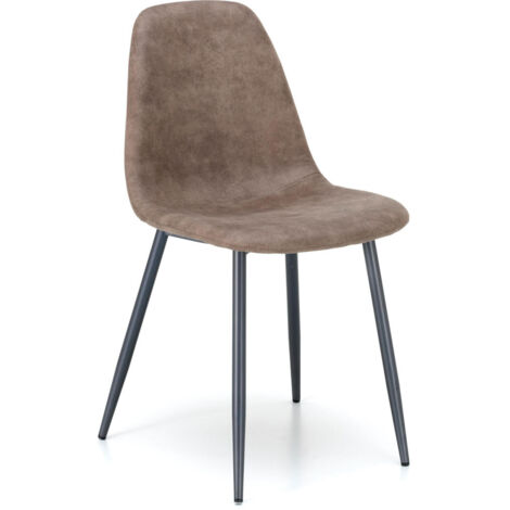 Chaise en similicuir 44cm x 50cm H. 84cm (1/5)