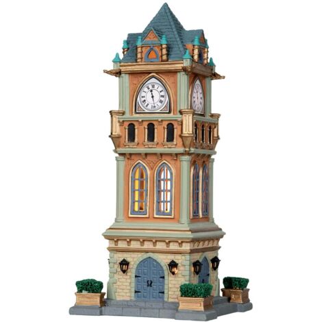 Tour de l'horloge municipale 27,5 x 12,3 x 12,3 cm (1/3)