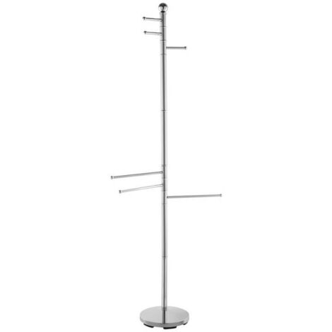 Lampadaire chromé H177 cm à 6 bras pour patère et ... (1/4)
