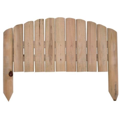 Verdelook – Clôture en bois arquée 54 x 47 cm – Pour plantes vampires – Traitement autoclave pour durabilité – Résistante aux intempéries (1/5)