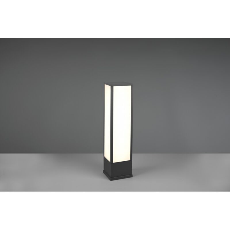 Rechteckiger Außenpoller Fuerte Anthrazit IP54 Trio Lighting