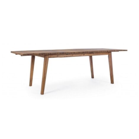Ausziehbarer Gartentisch aus Holz VARSAVIA 180 240x90x h76 cm