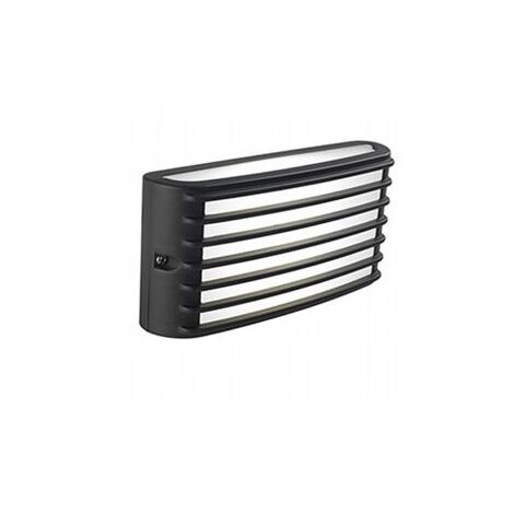 Aluminiumguss-Wandleuchte mit opalem Diffusor - 10W, 840 Lumen, warmweißes Licht, graphit (1/5)